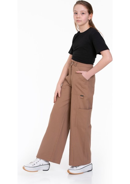Boru Paça Kız Çocuk Pantolon