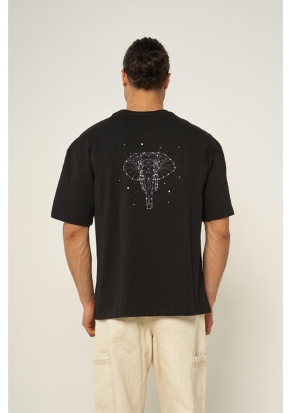 Constellation Elephant Oversized T-Shirt