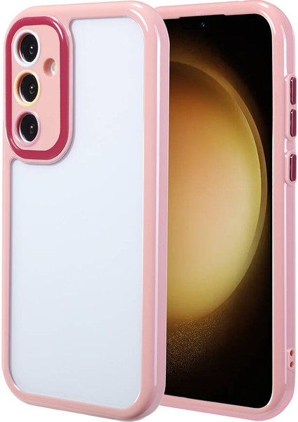 Samsung Galaxy A55 Kılıf Kamera Korumalı Vitamin Renkli Kenar Bumper