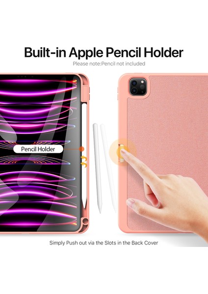 Gzplz-Ipad Pro 11(2024)-A2837 Için Kumaş Dokulu Tablet Kılıfı (Yurt Dışından)