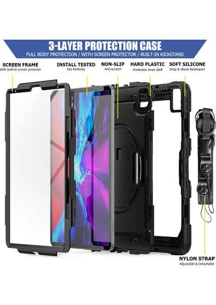 Gzplz-Ipad Pro 13 2024 Için Tablet Koruyucu Kılıf (Yurt Dışından)