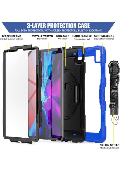 Gzplz-Ipad Pro 13 2024 Için Tablet Koruyucu Kılıf (Yurt Dışından)