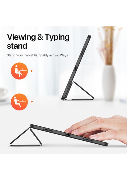 Gzplz-Ipad Air 13(2024)-A2903 Için Kumaş Dokulu Tablet Kılıfı (Yurt Dışından)