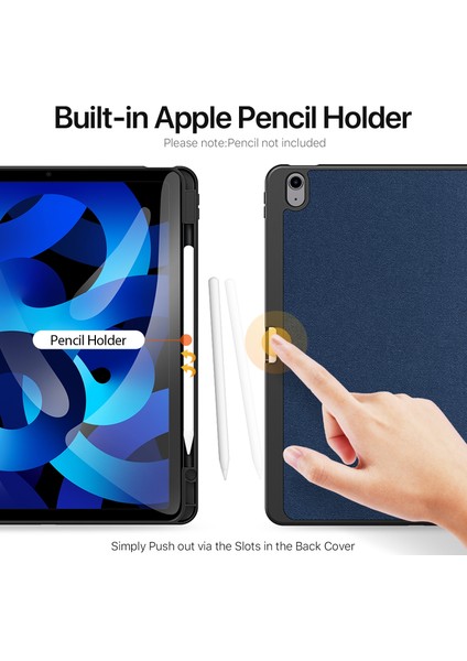 Gzplz-Ipad Air 13(2024)-A2903 Için Kumaş Dokulu Tablet Kılıfı (Yurt Dışından)