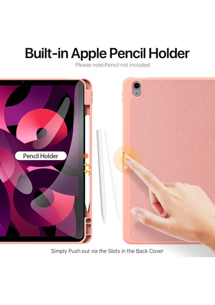 Gzplz-Ipad Air 13(2024)-A2903 Için Kumaş Dokulu Tablet Kılıfı (Yurt Dışından)