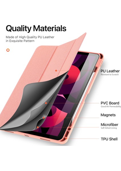 Gzplz-Ipad Air 13(2024)-A2903 Için Kumaş Dokulu Tablet Kılıfı (Yurt Dışından)