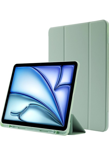 Gzplz-Skin Feel Deri Kılıf iPad Air 11 (2024)-A2899 (Yurt Dışından)