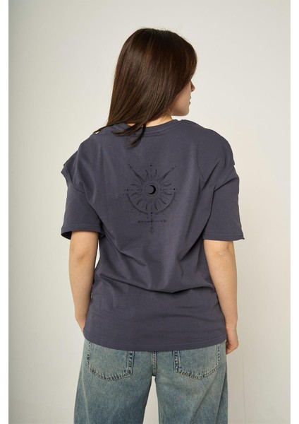 Moon And Sun Oversized T-Shirt