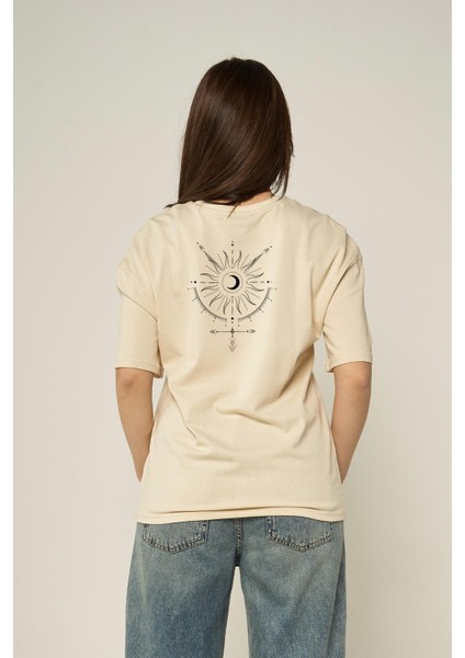 Moon And Sun Oversized T-Shirt