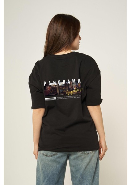 Vintage Panorama Oversized T-Shirt