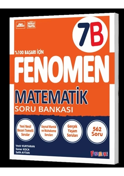 Fenomen Yayıncılık Matematik 7B Soru Bankası