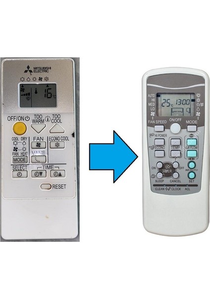 Mıtsubıshı Electrıc Klima Kumandası