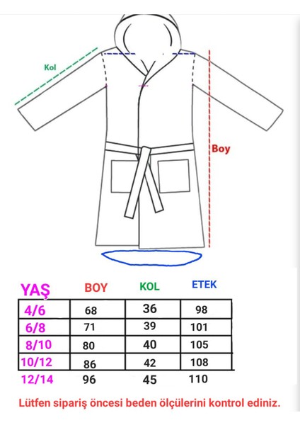 Kapşonlu Pamuklu Yumuşacık Unisex Kız- Erkek Çocuk Bornozu Vizon Bej/ Ayıcık