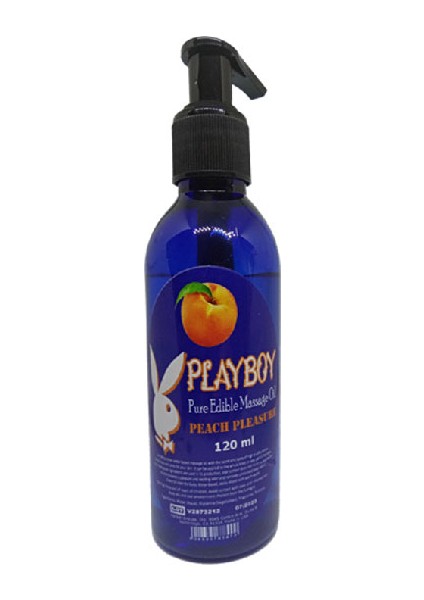 Pure Edible Peach Flavored Massage Oil 120ML Şeftali Aromalı Masaj Yağı