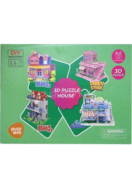 3 Boyutlu Puzzle Dream House 3 fırsatları