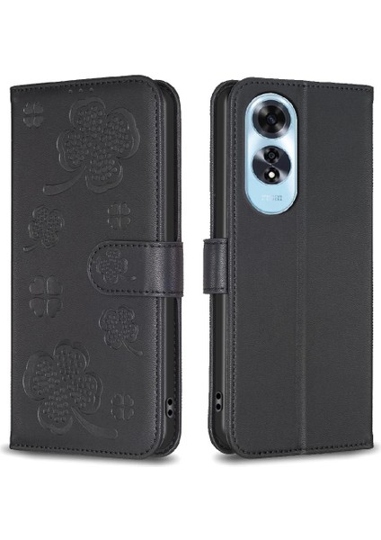 Oppo A60 4g Yonca Iş Ekleme Çok Renkli Cüzdan Için Flip Case (Yurt Dışından)