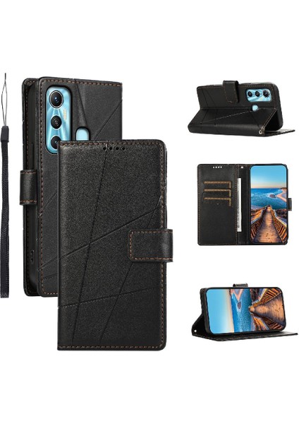 Infinix Sıcak 11 Şok Emici Üç Kart Yuvaları Için Flip Case Darbeye (Yurt Dışından)