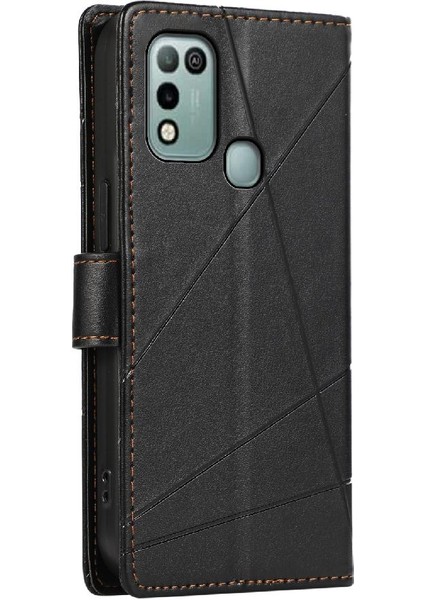 Infinix Sıcak 11 Için Flip Case Kickstand Darbeye Üç Kart Yuvaları Oyna (Yurt Dışından)