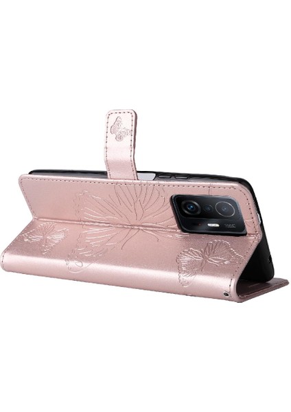 Xiaomi 11T/11T Pro Pu Deri Darbeye Kapak Manyetik Flip Case (Yurt Dışından)