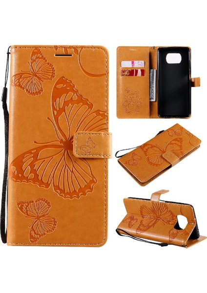 Xiaomi Poco X3 Için Flip Case/x3 Pro/x3 Nfc Pu Deri Flip Kickstand Kapak (Yurt Dışından)