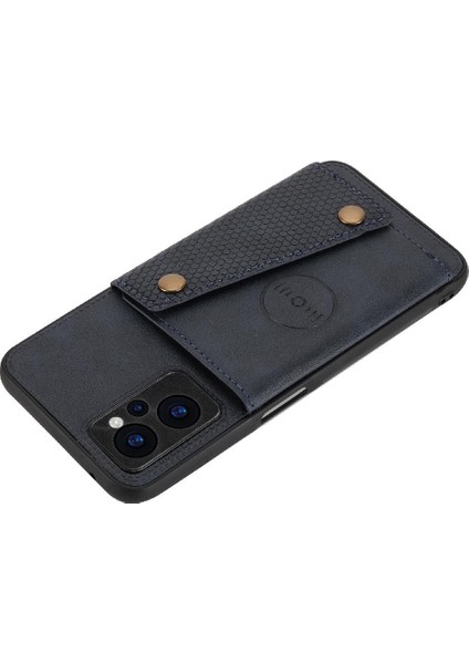Realme Narzo 50A Başbakan Darbeye Koruyucu Kickstand Için Cüzdan Durumda (Yurt Dışından)