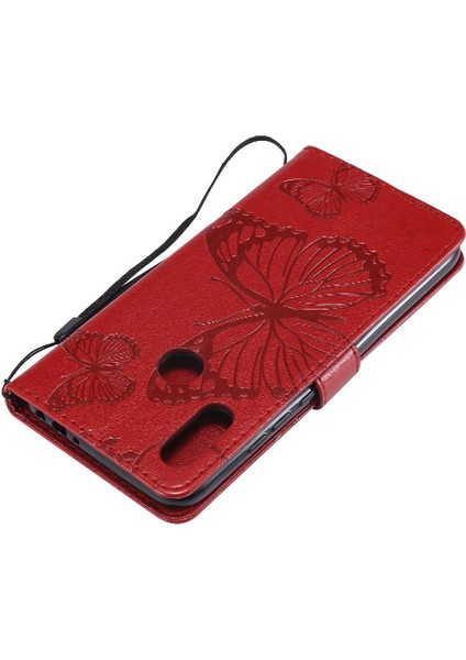 Xiaomi Redmi 7 Için Flip Case Manyetik Kapak Pu Deri Kart Yuvası ile Çevirin (Yurt Dışından)