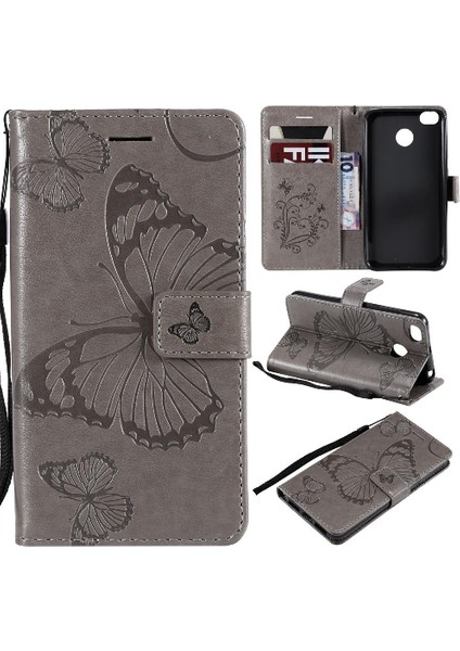 Kart Yuvası ile Xiaomi Redmi 4x Pu Deri Manyetik Kapak Için Flip Case (Yurt Dışından)