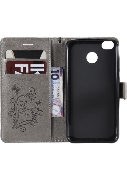 Kart Yuvası ile Xiaomi Redmi 4x Pu Deri Manyetik Kapak Için Flip Case (Yurt Dışından)