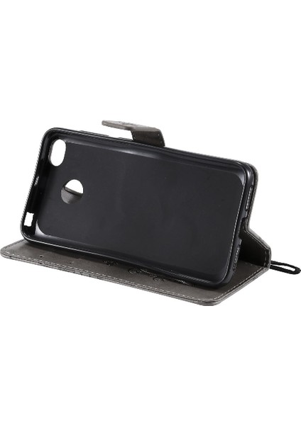 Kart Yuvası ile Xiaomi Redmi 4x Pu Deri Manyetik Kapak Için Flip Case (Yurt Dışından)