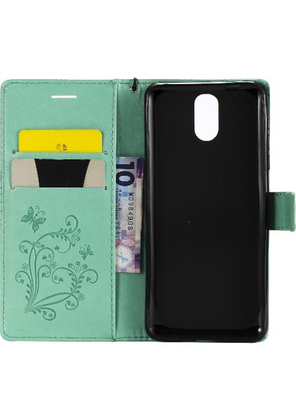 Nokia 3.1 Için Flip Case Pu Deri Flip Kickstand Manyetik Kapak Kapak (Yurt Dışından)