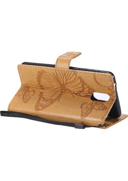 Nokia 3.1 Için Flip Case Pu Deri Flip Kickstand Manyetik Kapak Kapak (Yurt Dışından)