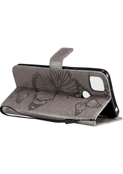 Xiaomi Redmi 9c Flip Case Kickstand Kart Yuvası Standı Pu Kapak (Yurt Dışından)