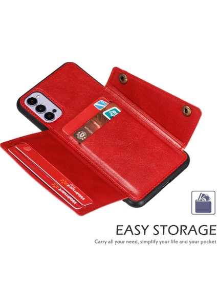 Realme 7 Pro Için Cüzdan Durumda Darbeye Koruyucu Cüzdan Kılıf Kart Tutucu (Yurt Dışından) indirimleri