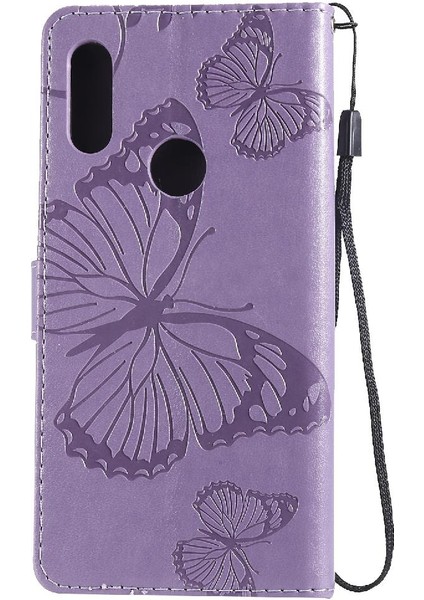 Xiaomi Redmi 7 Için Flip Case Manyetik Kapak Pu Deri Kart Yuvası ile Çevirin (Yurt Dışından)