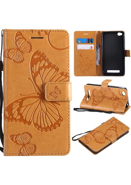 Xiaomi Redmi 4A Manyetik Kapak Darbeye Kapak Flip Pu Için Flip Case (Yurt Dışından)