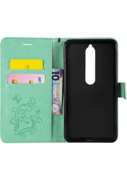 Nokia 6 2018 Flip Kickstand Darbeye Kapak Manyetik Kapak Için Flip Case (Yurt Dışından)