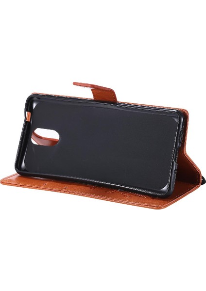 Nokia 3.1 Için Flip Case Pu Deri Flip Kickstand Manyetik Kapak Kapak (Yurt Dışından)