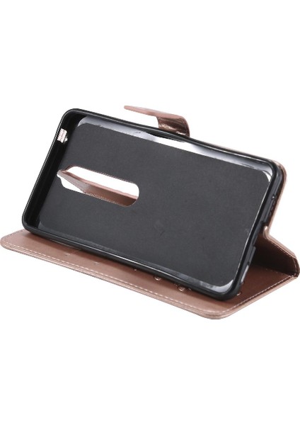 Nokia 6 2018 Flip Kickstand Darbeye Kapak Manyetik Kapak Için Flip Case (Yurt Dışından)