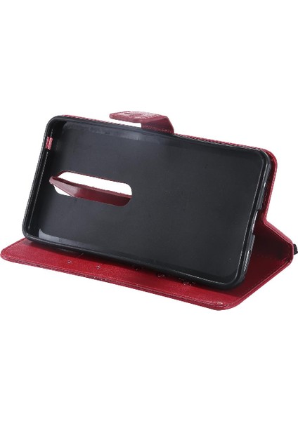 Nokia 6 2018 Flip Kickstand Darbeye Kapak Manyetik Kapak Için Flip Case (Yurt Dışından)