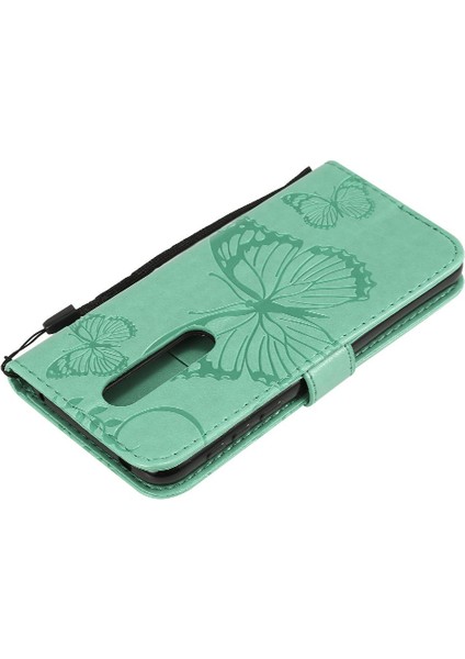 Nokia 7.1 Için Flip Case Pu Deri Flip Kickstand Manyetik Kapak Kapak (Yurt Dışından)