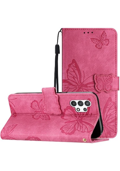 Samsung Galaxy A32 5g Cüzdan Pu Deri Kart Yuvaları Tutucu Için Flip Case (Yurt Dışından)