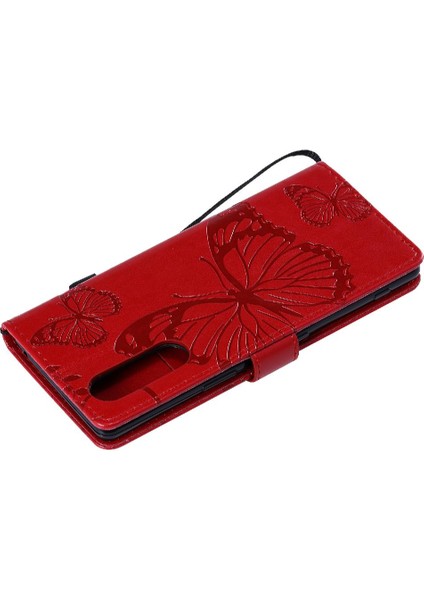 Sony Xperia 5 Flip Kickstand Manyetik Kapak Pu Deri ile Flip Case (Yurt Dışından)