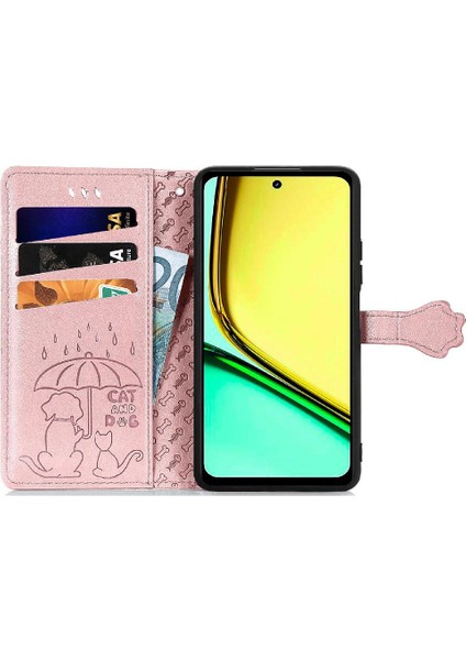 Realme C67 4g Için Kılıf Kapak Çevirin Kılıf Darbeye Karikatür Hayvanlar (Yurt Dışından) fiyatları
