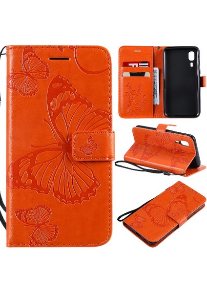 Kart Yuvası Standı Darbeye Kapak ile Samsung Galaxy A2 Çekirdek Için Flip Case (Yurt Dışından)