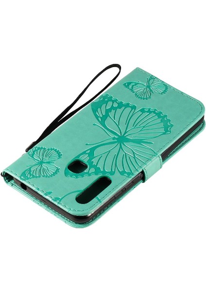Kart Yuvası Standı Manyetik Kapak ile Samsung Galaxy Acase Pu Deri Kılıf (Yurt Dışından)
