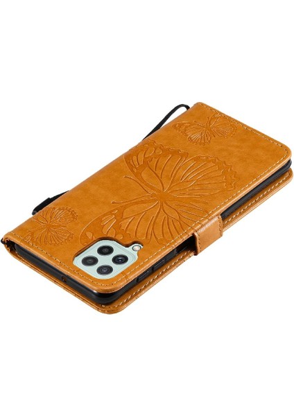 Samsung Galaxy A22 4g Için Flip Case Pu Deri Manyetik Kapak ile Çevirin (Yurt Dışından)