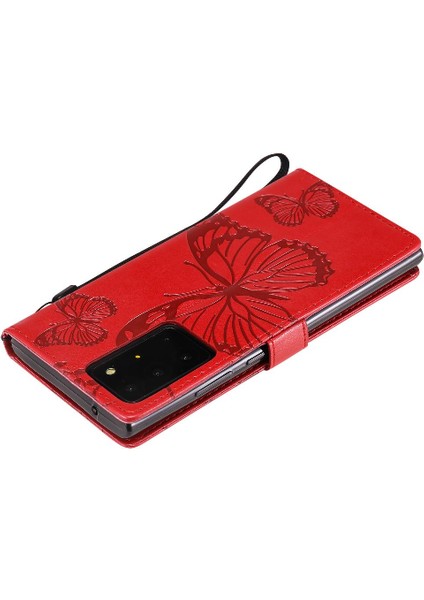 Samsung Galaxy Not 20 Için Kılıf Ultra Flip Kickstand Pu Deri Darbeye (Yurt Dışından)