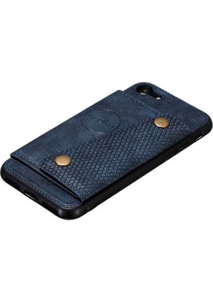 Iphone 8 Için Cüzdan Kılıf Cüzdan Kılıf Darbeye Koruyucu Kickstand Kart (Yurt Dışından)