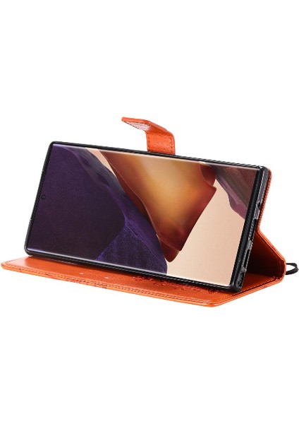 Samsung Galaxy Not 20 Için Kılıf Ultra Flip Kickstand Pu Deri Darbeye (Yurt Dışından)