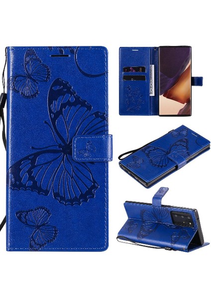 Samsung Galaxy Not 20 Için Kılıf Ultra Flip Kickstand Pu Deri Darbeye (Yurt Dışından)